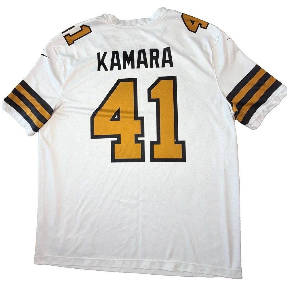 Nike Alvin Kamara New Orleans Saints Color Rush Game Jersey Men's XL #41